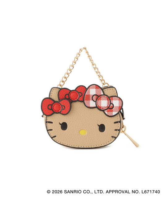 HELLO KITTY×VIS　「日焼けデザイン ハローキティフェイスポーチチャーム」