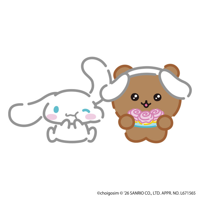 「シナモロール×くまゴシム」ペア