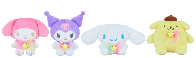 サンリオキャラクターズ　カワイイまみれ-星まみれ(イエロー)- ぬいぐるみ