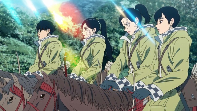 春アニメ『日本三國』第12話「聖夷滅亡」場面写真（C）松木いっか／小学館／日本三國製作委員会