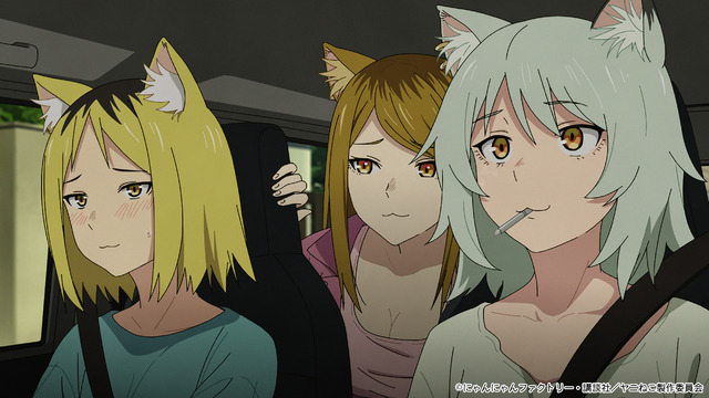 夏アニメ「ヤニねこ」第3話「ニャーはボケよりツッコミ寄りにゃ」先行カット
