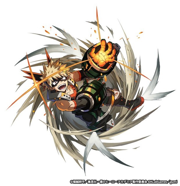 『僕のヒーローアカデミア UNITED SURVIVAL』SR爆豪勝己