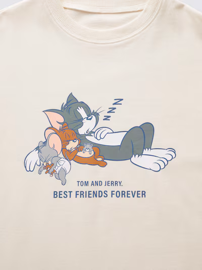 KIDSコットンスウェットラウンジセット TOM and JERRY（NATURAL）