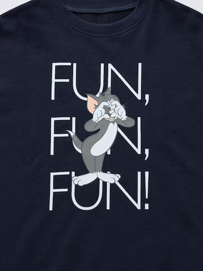 KIDSコットンスウェットラウンジセット TOM and JERRY（NAVY）