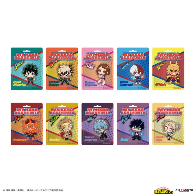 アニメ『僕のヒーローアカデミア』AIR TWOKYO第4期グッズコレクション　「パッケージマグネット」全10種
