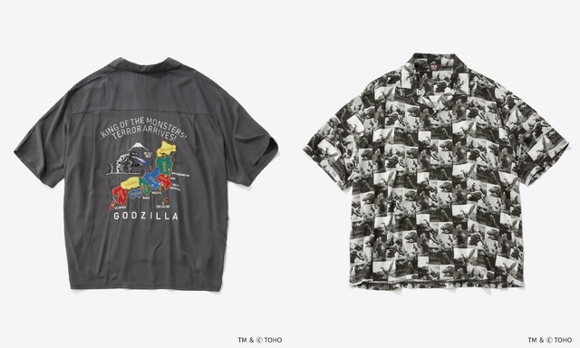 「ゴジラ」シャツ価格：7,000円（税込）