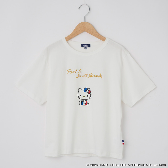 ハローキティトリコロールプリントＴシャツ