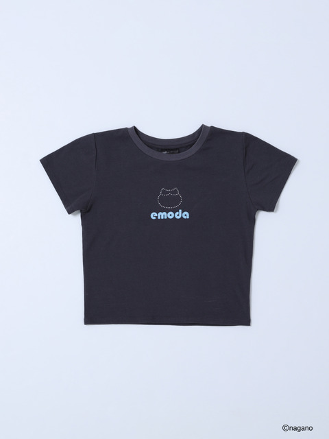 【ちいかわ】ラインストーンミニTシャツ