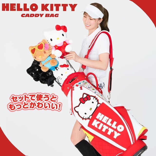 ハローキティ キャディバッグ HELLO KITTY CADDY BAG