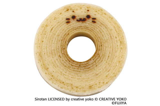 ペコちゃん×しろたん　「しろたんミルキーバウムクーヘン（3個入）」イメージ