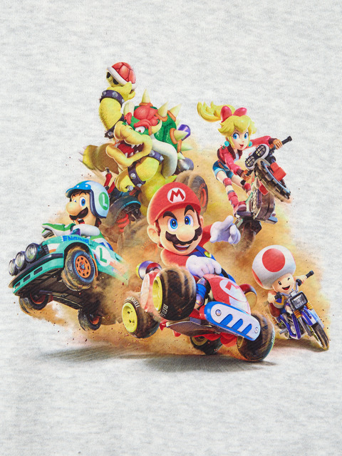「『マリオカート ワールド』UTコレクション」KIDS スウェット（4 柄）