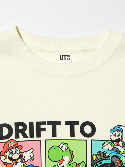 「『マリオカート ワールド』UTコレクション」KIDS スウェット（4 柄）