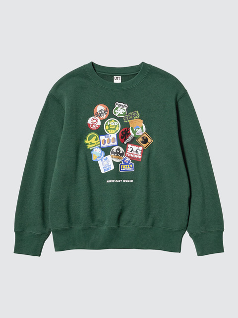 「『マリオカート ワールド』UTコレクション」KIDS スウェット（4 柄）