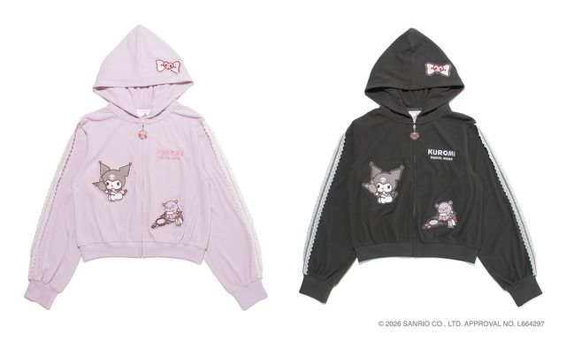 【SNIDEL HOME】クロミ デザインカットパーカー