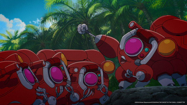 夏アニメ『攻殻機動隊 THE GHOST IN THE SHELL』第03話「JUNK JUNGLE ii + MEGATECH MACHINE i + ii」場面カット