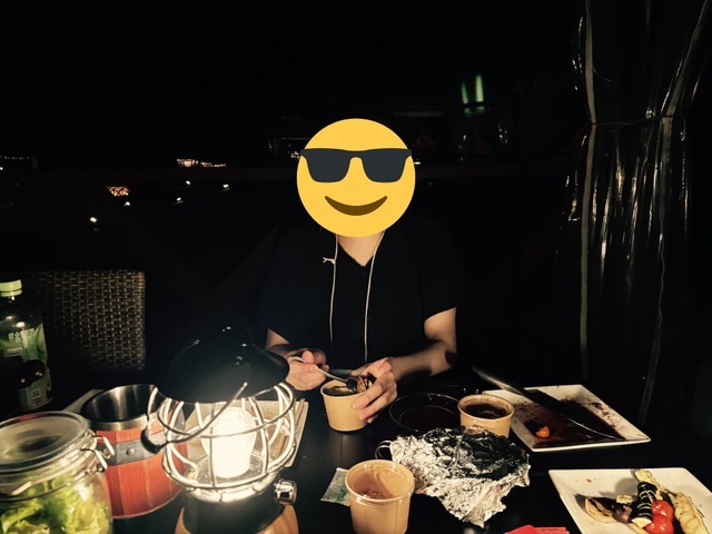 BBQの様子