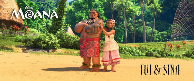 トゥイ＆シーナ「モアナと伝説の海」キャラクタービジュアル