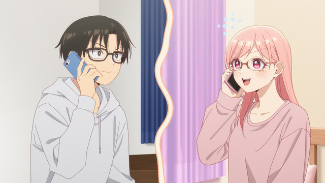 TVアニメ『楠木さんは高校デビューに失敗している』場面カット