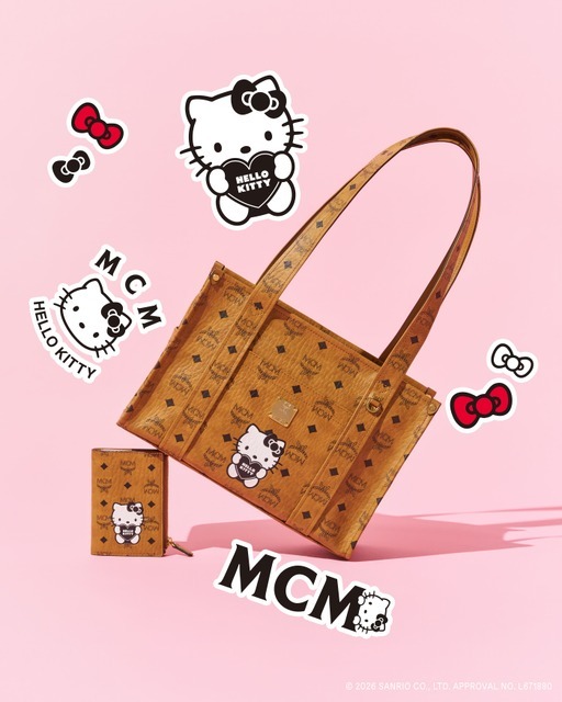 ハローキティ×「MCM」コラボ第2弾♪ ヴィセトスはもちろん、デニム、トラックジャケット、Tシャツなど幅広くラインナップ【7月29日より】
