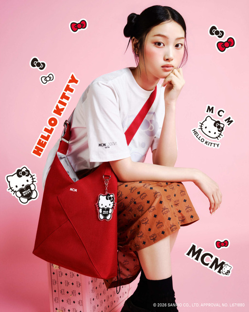ハローキティ×「MCM」コラボ第2弾♪ ヴィセトスはもちろん、デニム、トラックジャケット、Tシャツなど幅広くラインナップ【7月29日より】
