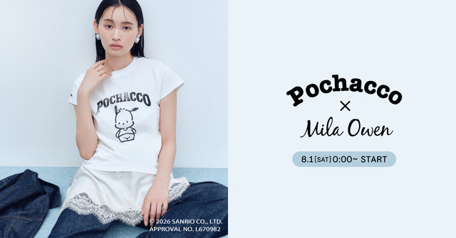 「ポチャッコ」×「Mila Owen」