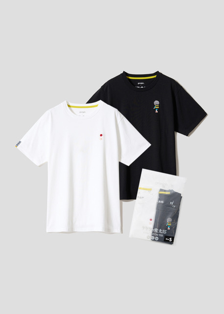 水木しげる×グラニフ　「鬼太郎と目玉おやじ｜2パックアイコンTシャツ」
