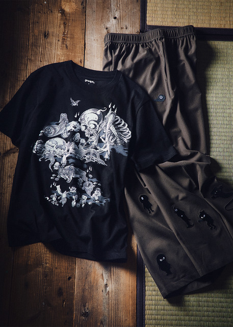 水木しげる×グラニフ　「百鬼夜行｜Tシャツ」イメージ