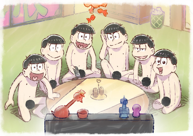 『おそ松さん』第3期全裸待機ビジュアル（C）赤塚不二夫／おそ松さん製作委員会