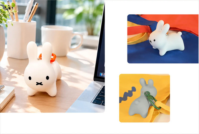 ブルーナボンボン ぷっくりチャーム rabbit