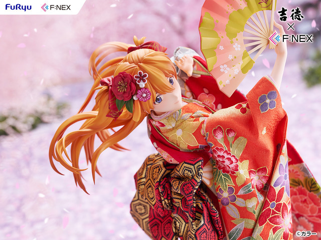 吉徳×F:NEX 式波・アスカ・ラングレー -日本人形- 1/4スケールフィギュア