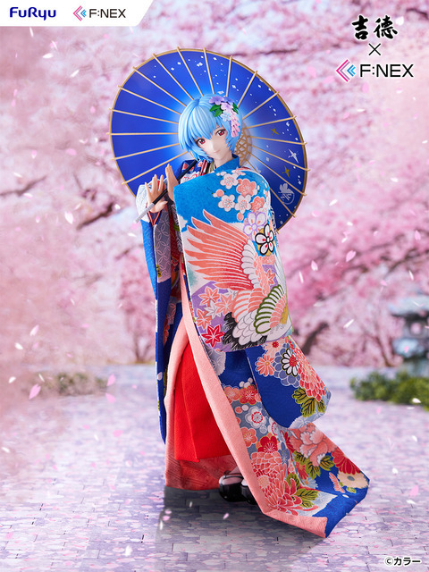 吉徳×F:NEX 綾波レイ -日本人形- 1/4スケールフィギュア