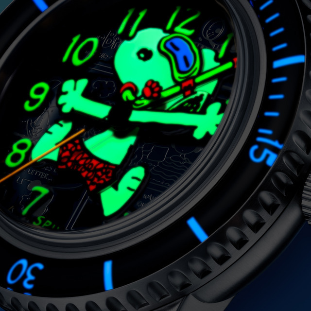 Fleuss 40 Automatic PEANUTS Snoopy Snorkeling Limited Edition