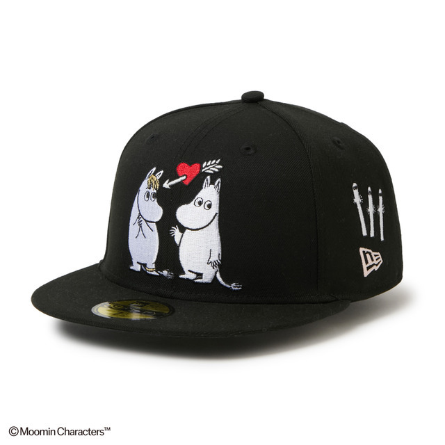 59FIFTY Moomin キャラAll Over ブラック