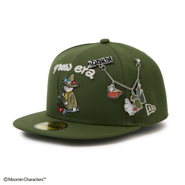 59FIFTY Moomin スナフキン チャーム リーフルグリーン