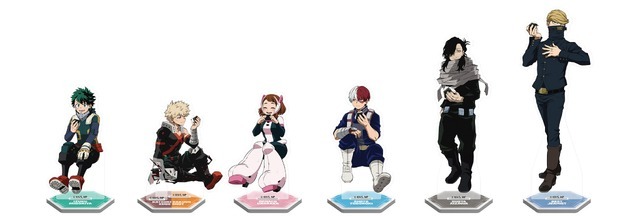 「僕のヒーローアカデミア キャラポップストア」アクリルスタンド（2026）　全6種