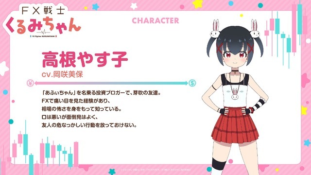 TVアニメ『FX戦士くるみちゃん』高根やす子 キャラクター紹介