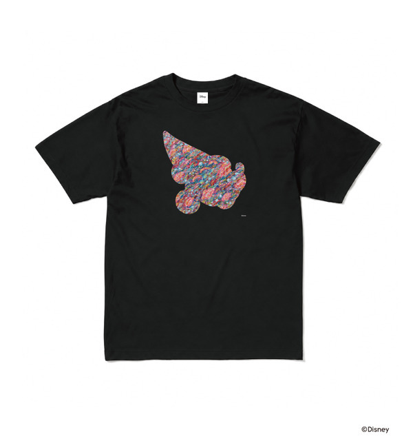Mickey Mouse / Silk Print T-shirt Designed by ロッカクアヤコ