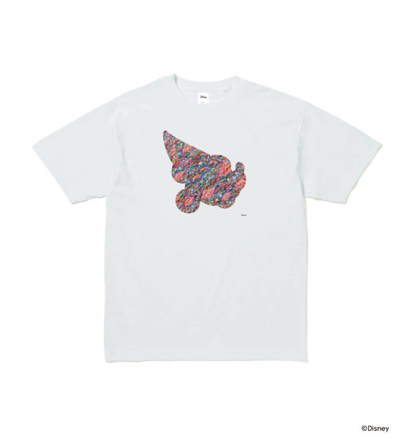 Mickey Mouse / Silk Print T-shirt Designed by ロッカクアヤコ