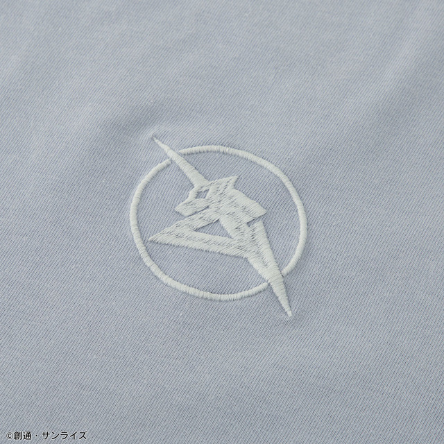 STRICT-G『機動戦士ガンダム 逆襲のシャア』ロゴマーク刺繍Tシャツ アムロ・レイ【再販売：10月お届け】