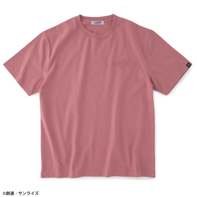 STRICT-G『機動戦士ガンダム』ロゴマーク刺繍Tシャツ シャア・アズナブル【再販売：10月お届け】