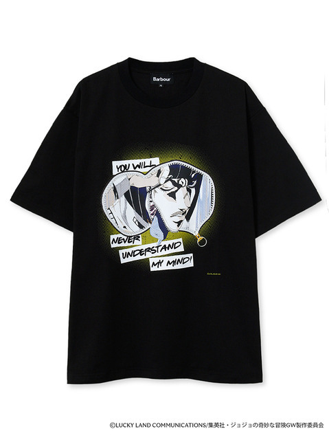 アニメ「ジョジョの奇妙な冒険 黄金の風」×バブアーコラボTシャツ
