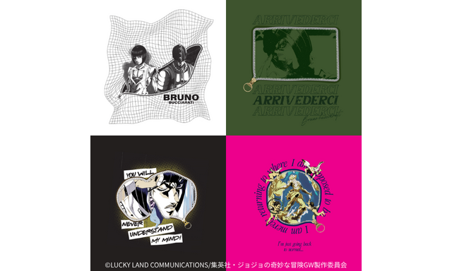 アニメ「ジョジョの奇妙な冒険 黄金の風」×バブアーコラボTシャツ