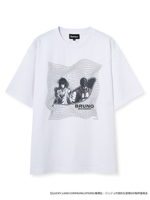 アニメ「ジョジョの奇妙な冒険 黄金の風」×バブアーコラボTシャツ