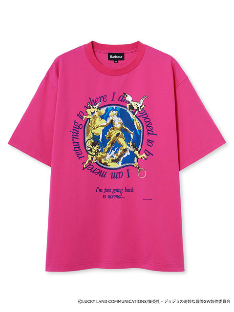 アニメ「ジョジョの奇妙な冒険 黄金の風」×バブアーコラボTシャツ