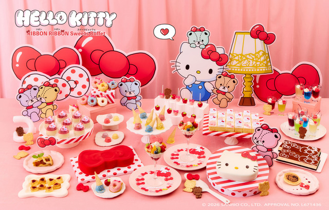 HELLO KITTY RIBBON RIBBON Sweets Buffet