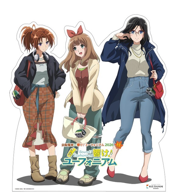 キャラクター等身大パネル(イメージ)　中書島駅