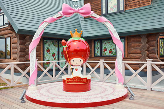 サンリオのニュースポット　山梨いちごの王さまミュージアム