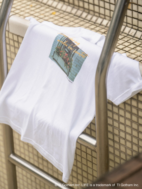 LIFE / Flower Photo T-SHIRT