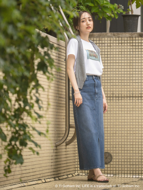 LIFE / Flower Photo T-SHIRT