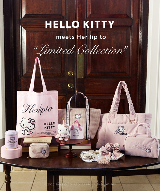 HELLO KITTY meets Her lip to “Limited Collection”